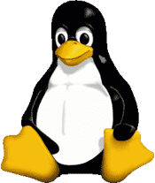 "Tux", the Linux Penguin. Linux is probably the most well known open-source product.
